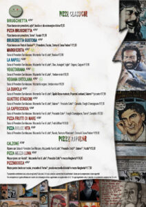 Menu Piazza Italia 2025 Italiano