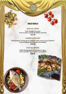 Menu Piazza Italia 2026 Italiano 06.202615