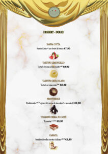 Menu Piazza Italia 2026 Italiano 06.202617