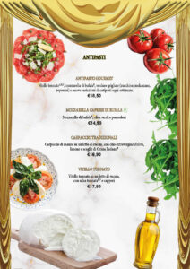 Menu Piazza Italia 2026 Italiano 06.20268